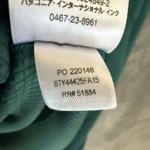 Patagonia Capilene Midweight Base Layer Men’s L Green Long Sleeve Shirt Polartec - Picture 12 of 12